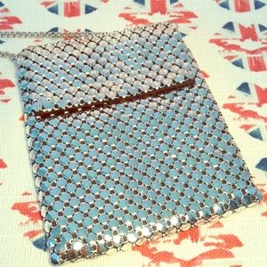 Vintage Whiting & Davis Silver Chainmail Bag